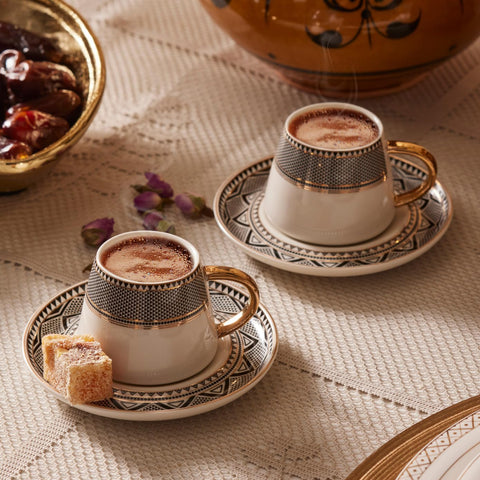 KARACA top-down filled cup, showcasing ideal 80ml serving and aroma focus