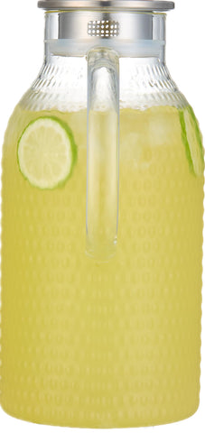 Karafu pitcher filled with iced tea showcasing serving use
