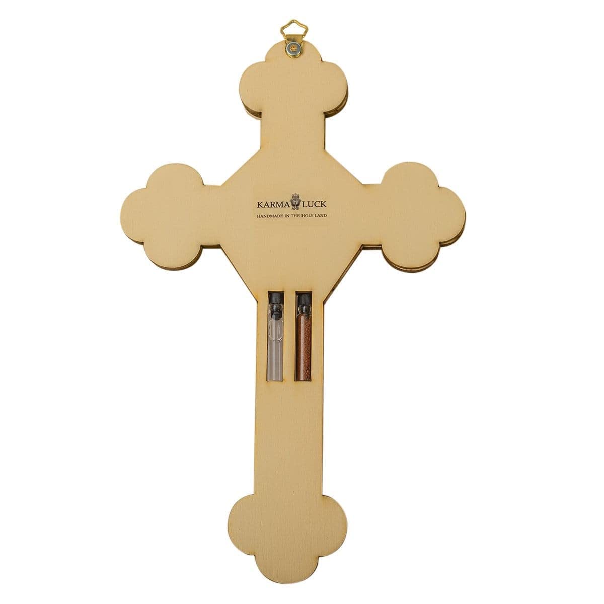 KARMA AND LUCK side profile displays thickness and hanging hardware