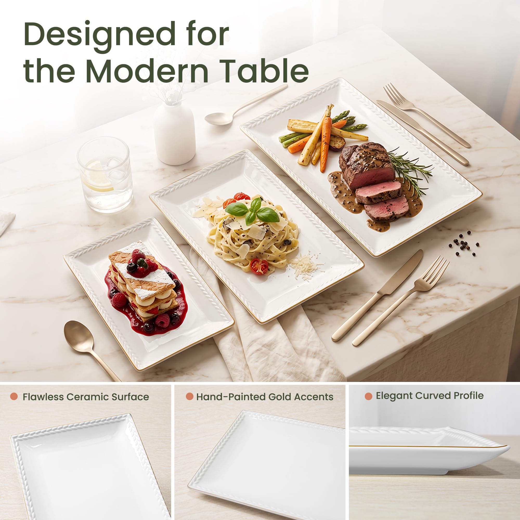 Kassel platters styled on a wedding table showing polished event presentation benefit