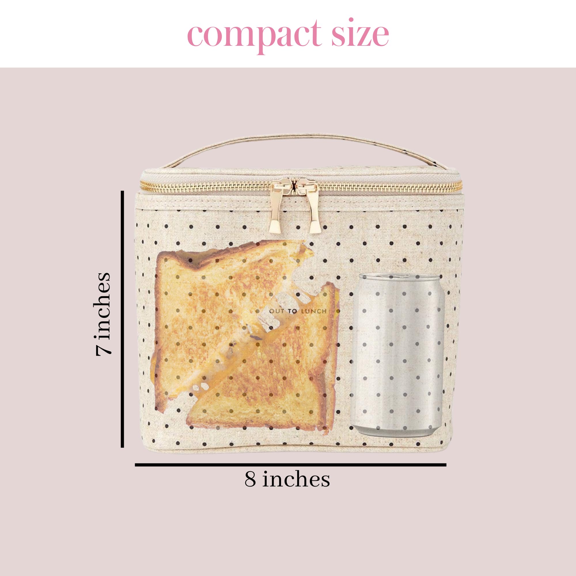 kate spade new york insulated interior open view keeping food cooler and easy to wipe clean