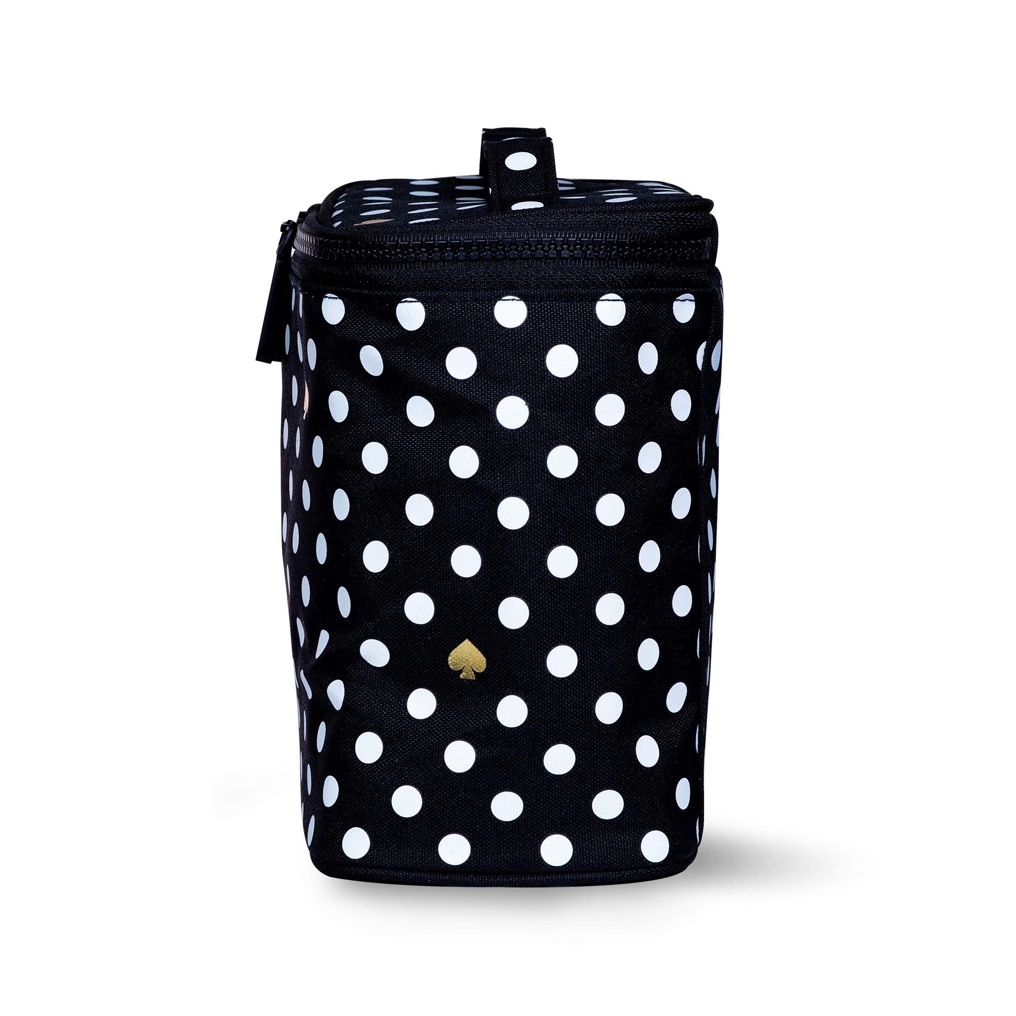 kate spade new york double zipper detail providing secure closure and durability