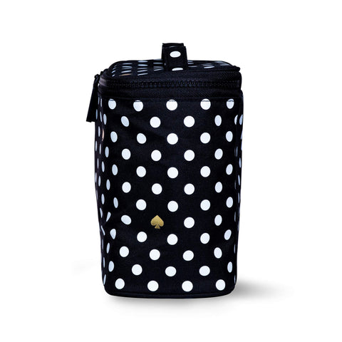 kate spade new york double zipper detail providing secure closure and durability