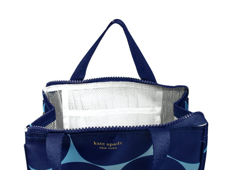 kate spade new york close-up of top zipper closure providing secure transport and easy access