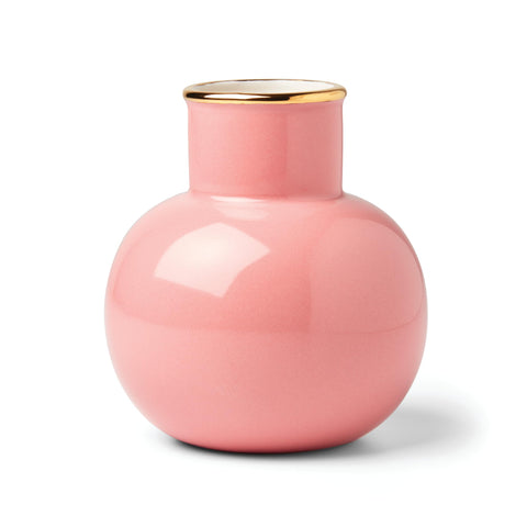 kate spade new york front view vase shows vibrant pink brightens decor