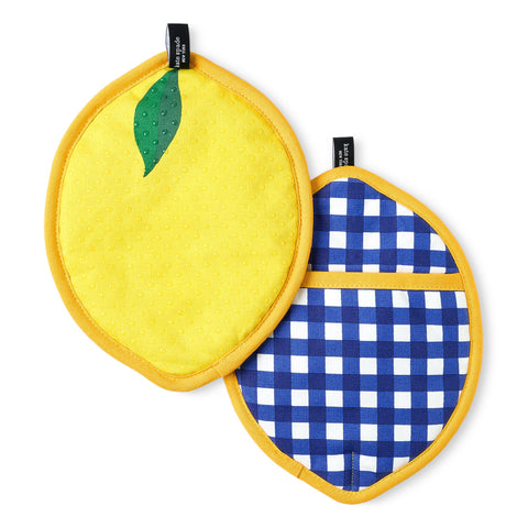 kate spade new york lemon pattern front view showing bright design and protection