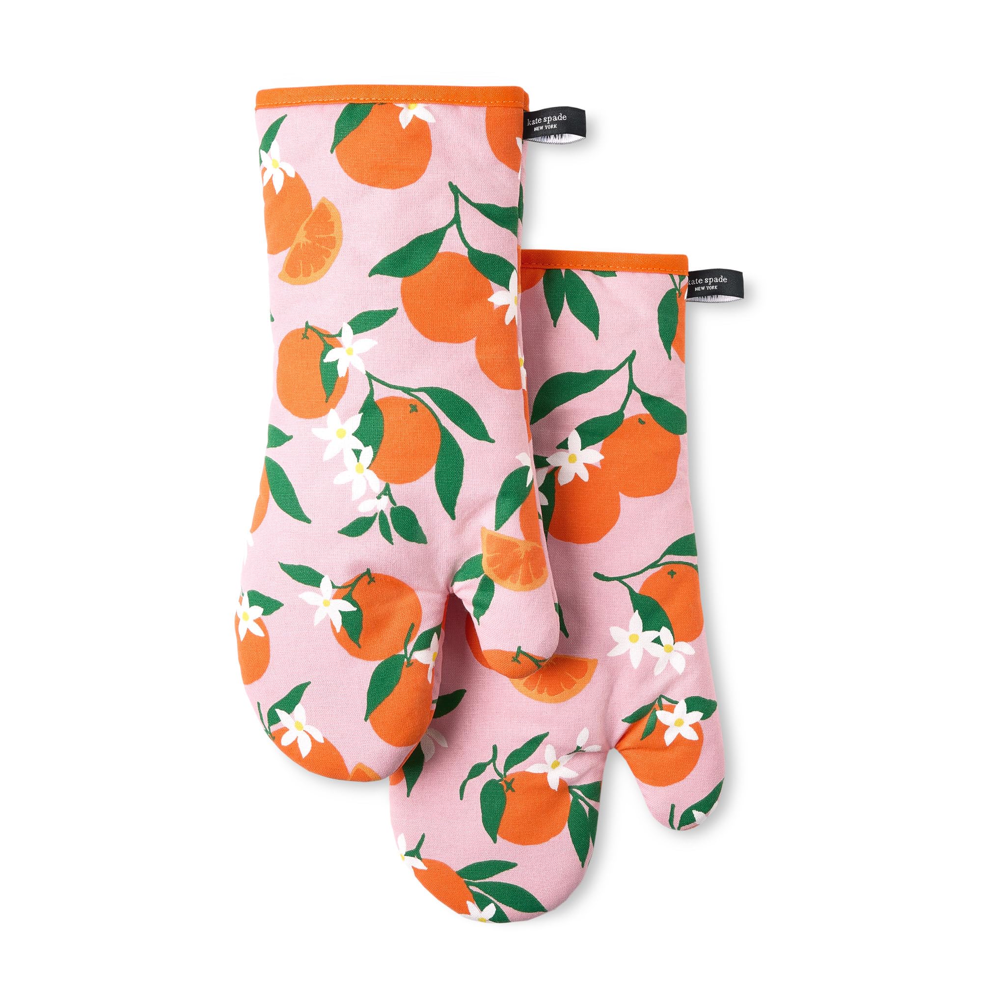 kate spade new york oven mitt front view showing colorful design and ease of use