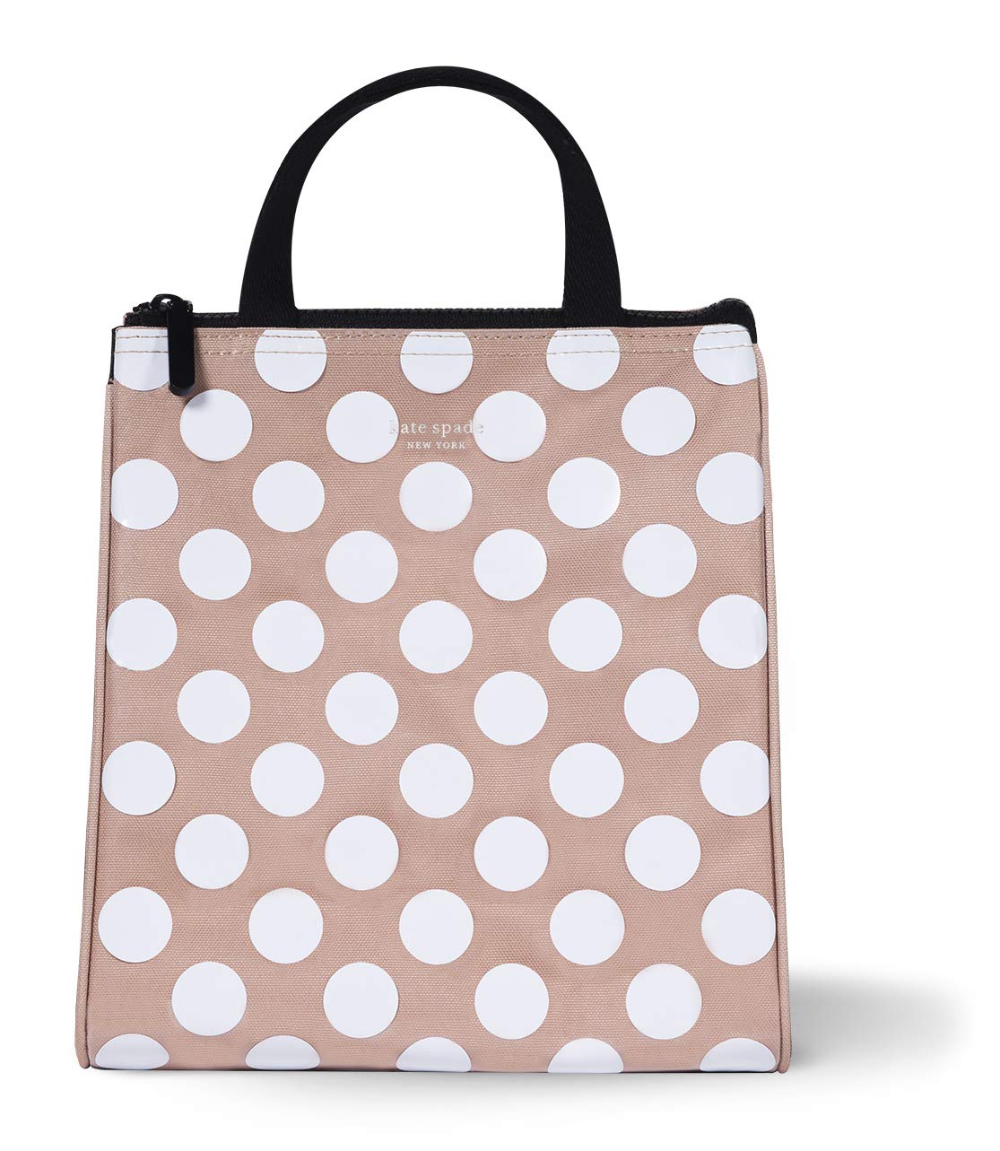 kate spade new york front view showing white dot pattern and compact design for daily use
