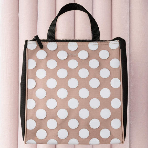 kate spade new york tote in use at a desk offering organized meal storage