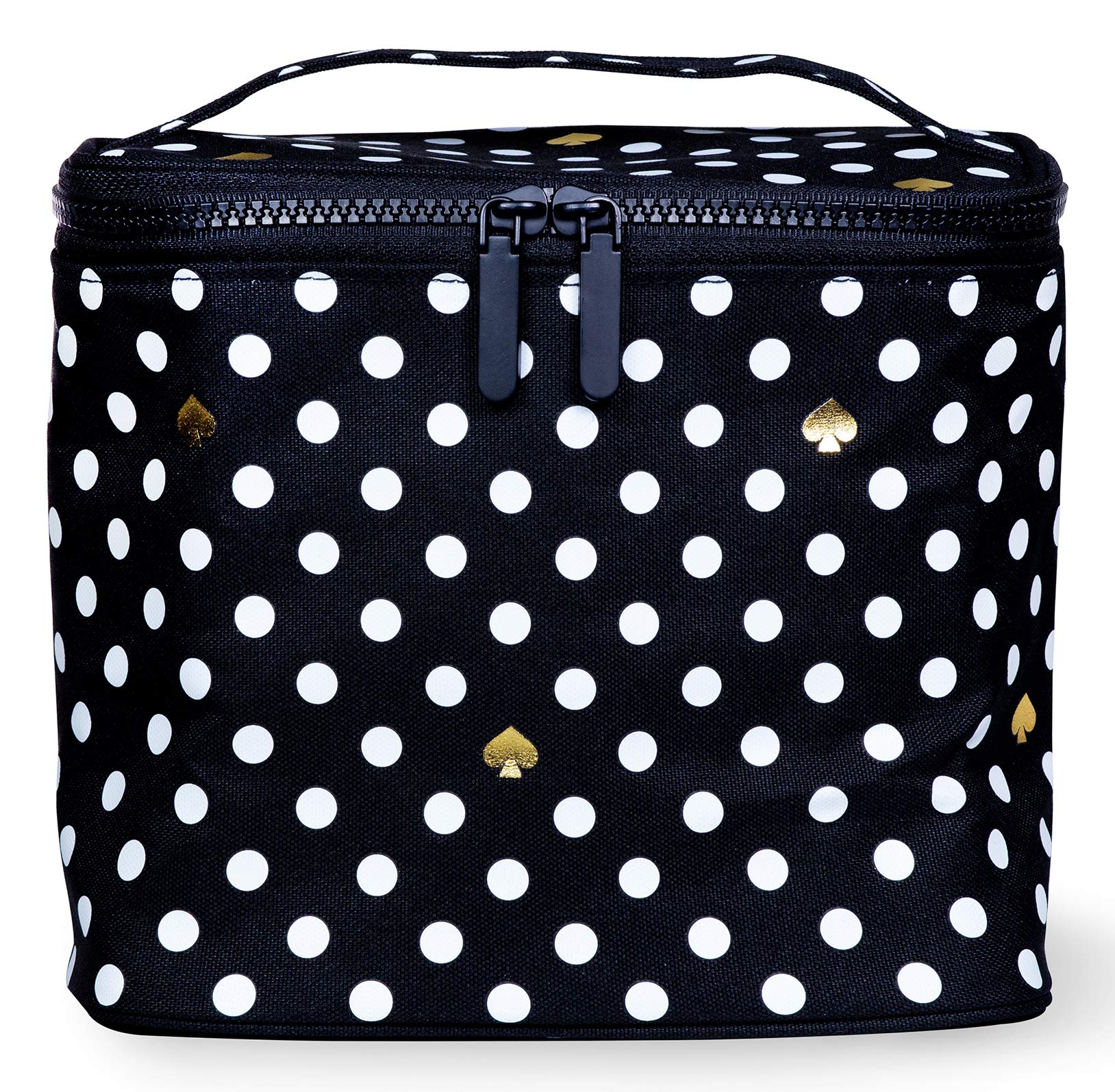 kate spade new york front view showing polka dot design and stylish look