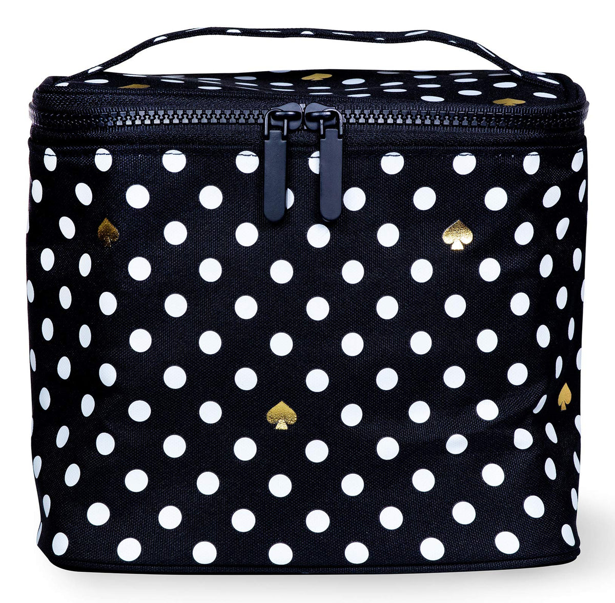 kate spade new york front view showing polka dot design and stylish look
