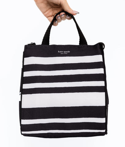 kate spade new york lunch tote on office desk showcasing professional style