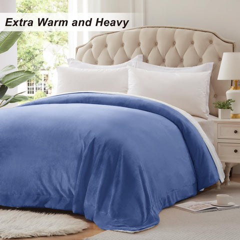 KAWAHOME folded blanket beside ruler for size and thickness comparison
