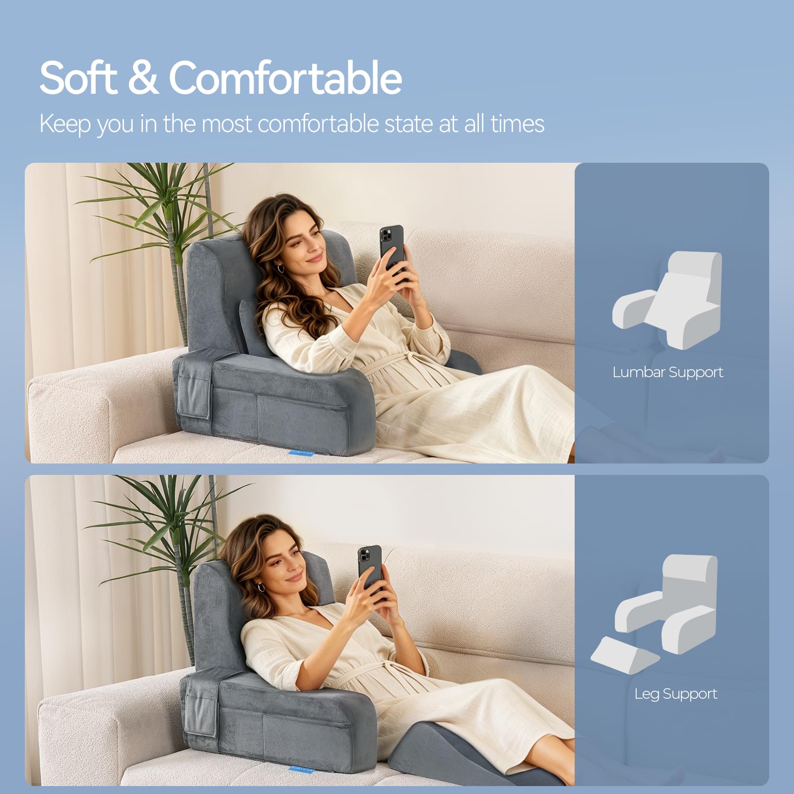 Kayfia close-up of detachable armrest offering wider ergonomic arm support