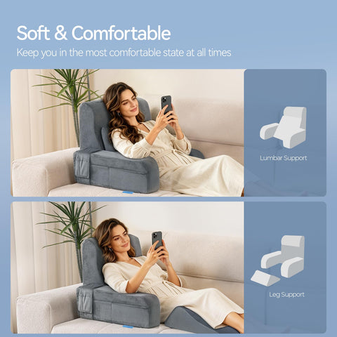 Kayfia close-up of detachable armrest offering wider ergonomic arm support