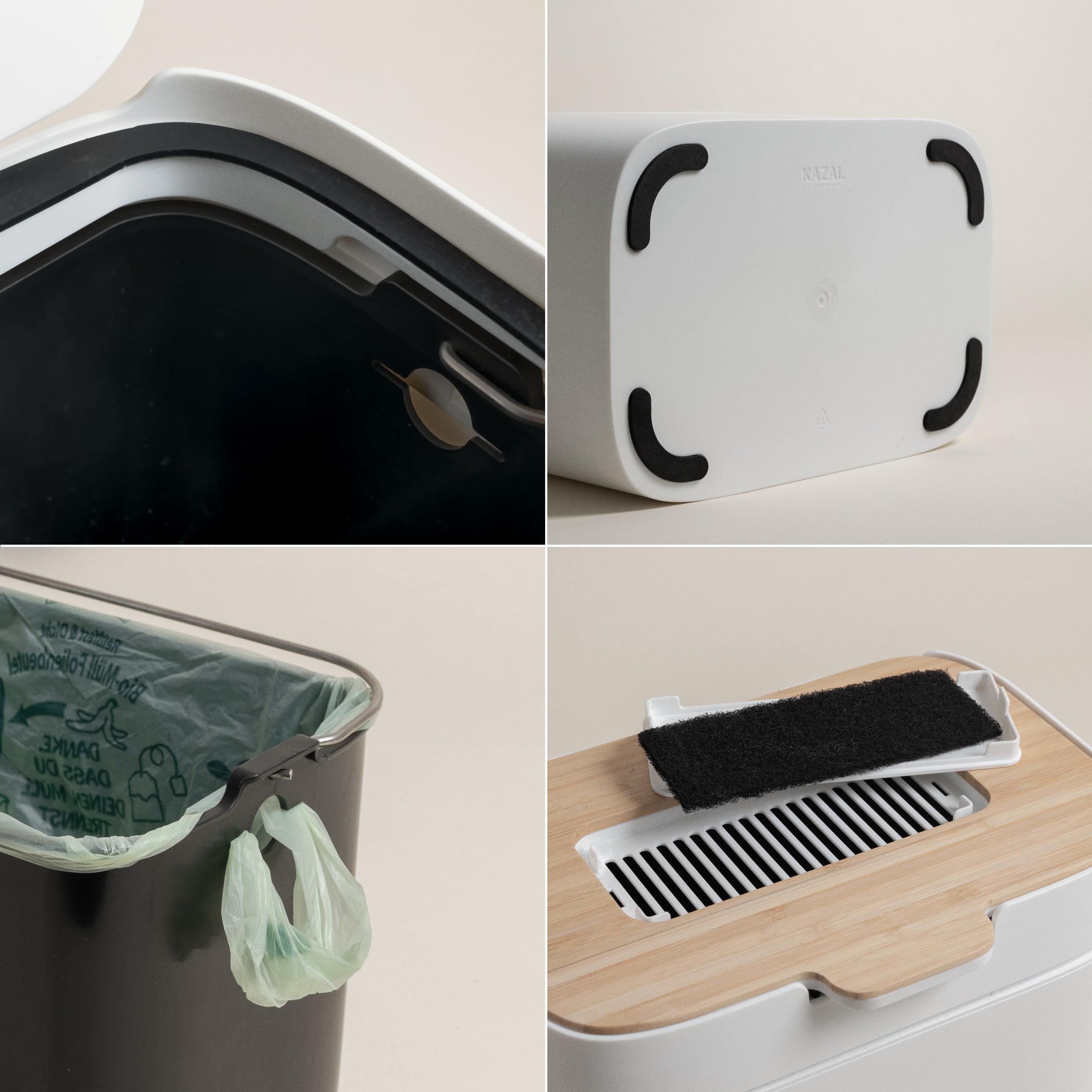 KAZAI Elin next to fruit to show compact scale and space-saving kitchen benefit