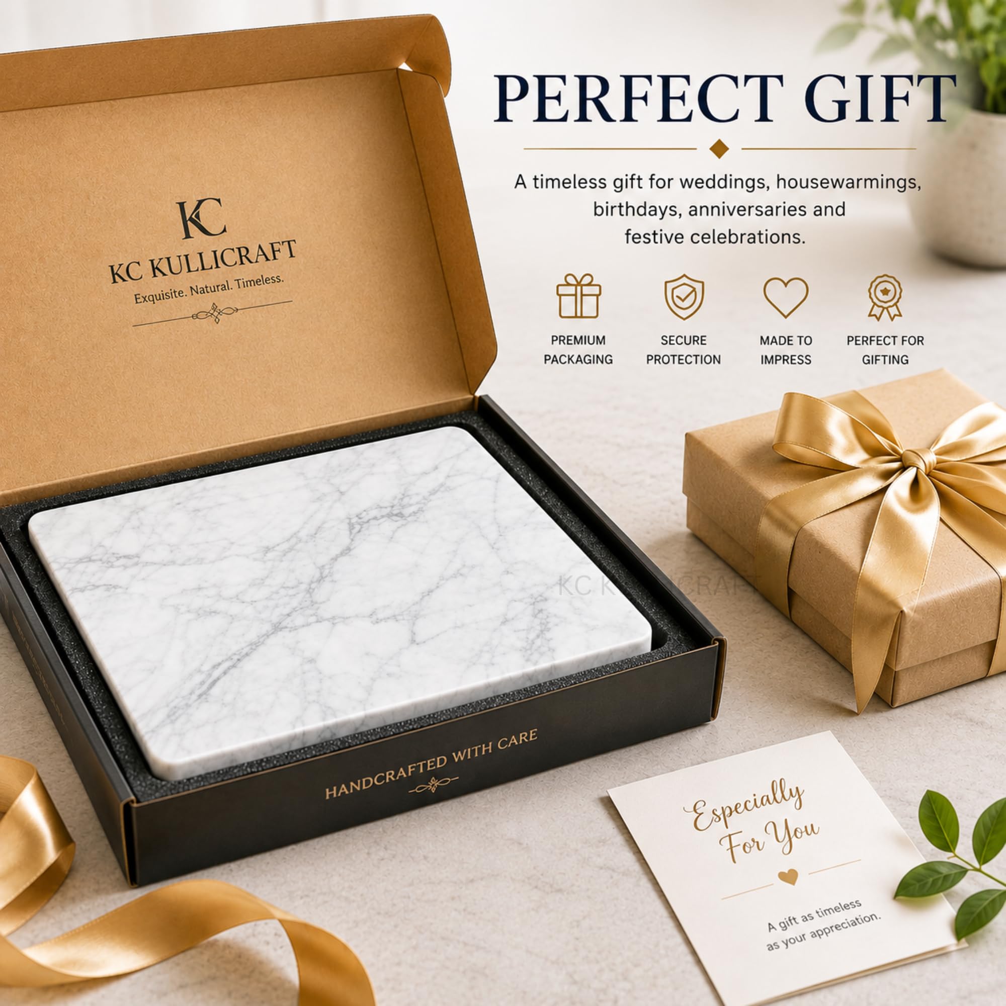 KC KULLICRAFT styled in kitchen lifestyle setting illustrating decorative and functional use
