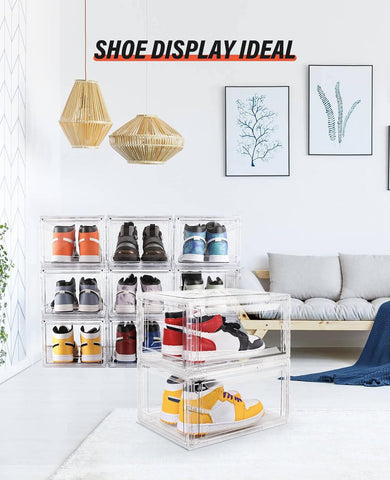 KDOR box beside sneaker showing fit for US size 15 and scale benefit