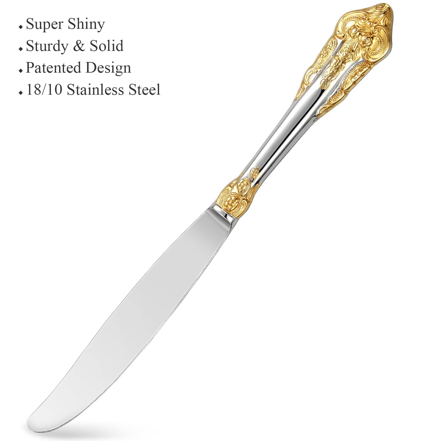 KEAWELL close-up of gold-accent handle showing decorative scroll and elegance