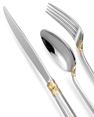 KEAWELL open gift box with wrapped flatware showing ready-to-gift convenience