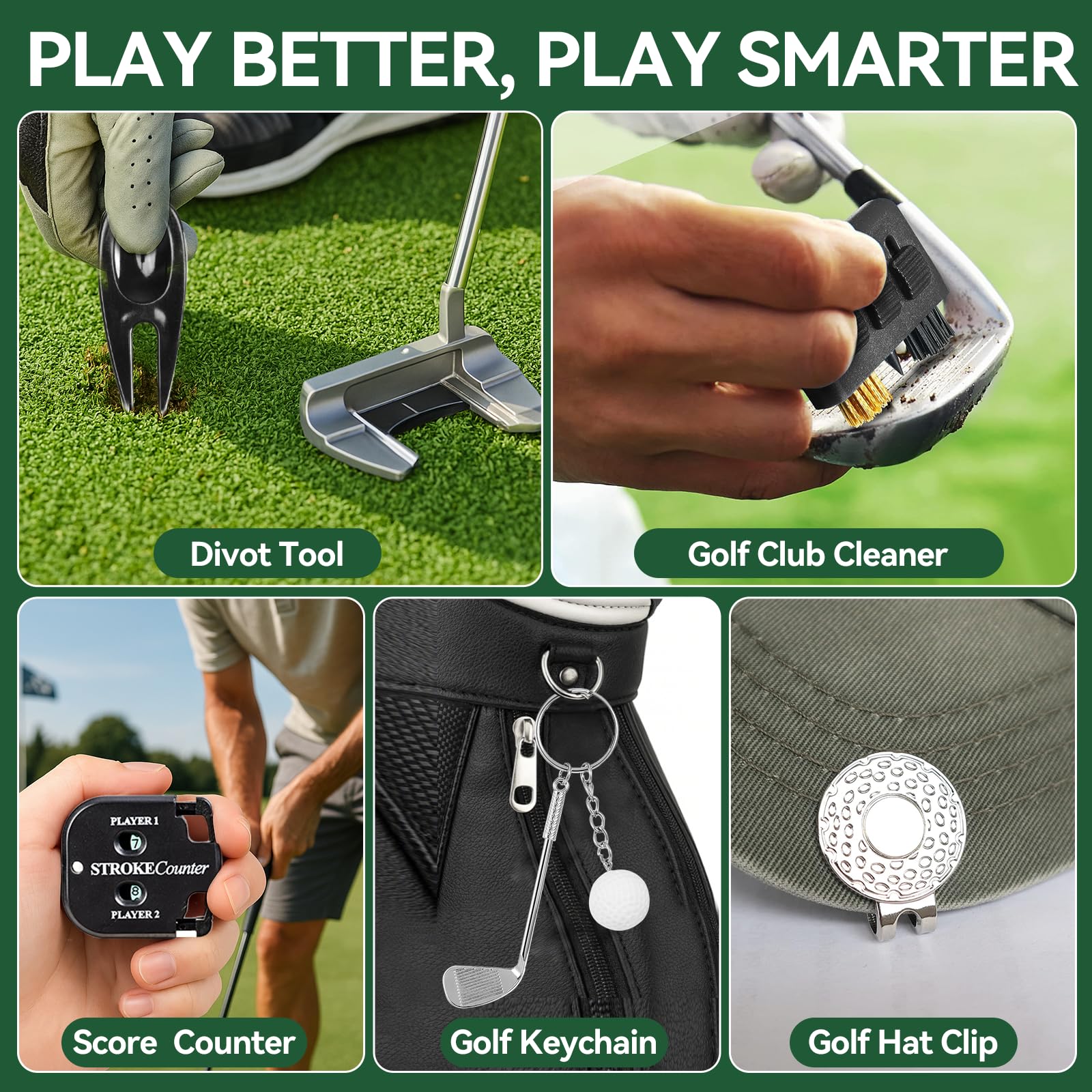 Kederwa golf socks and small accessories displayed showing comfortable fit and practical use benefit