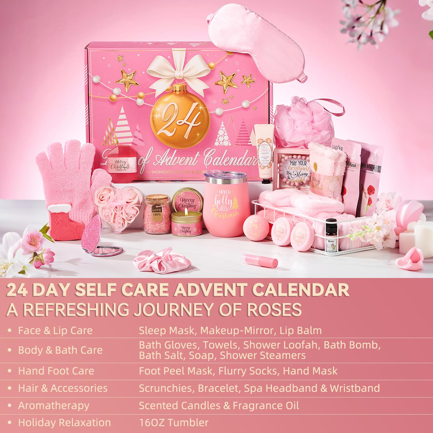Kederwa opened calendar with all 24 product reveals and organized layout