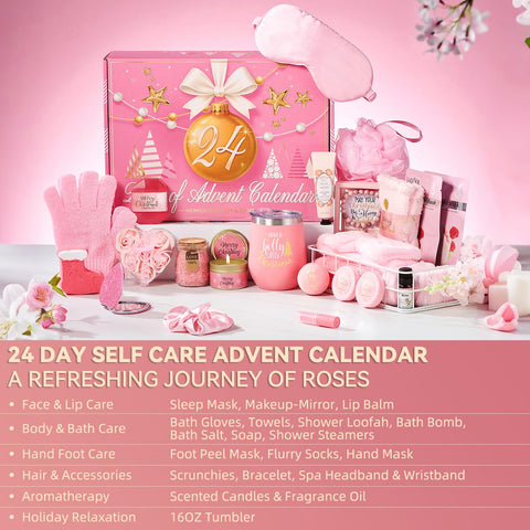 Kederwa opened calendar with all 24 product reveals and organized layout