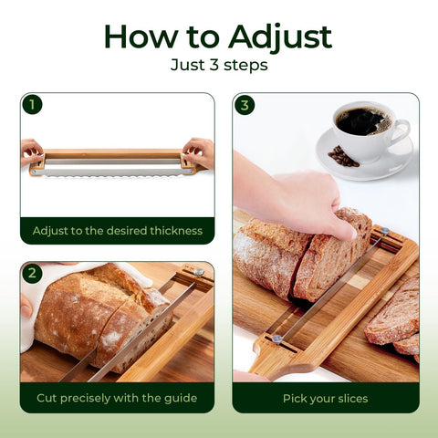keechee sliced loaf arrangement illustrating consistent thickness and presentation