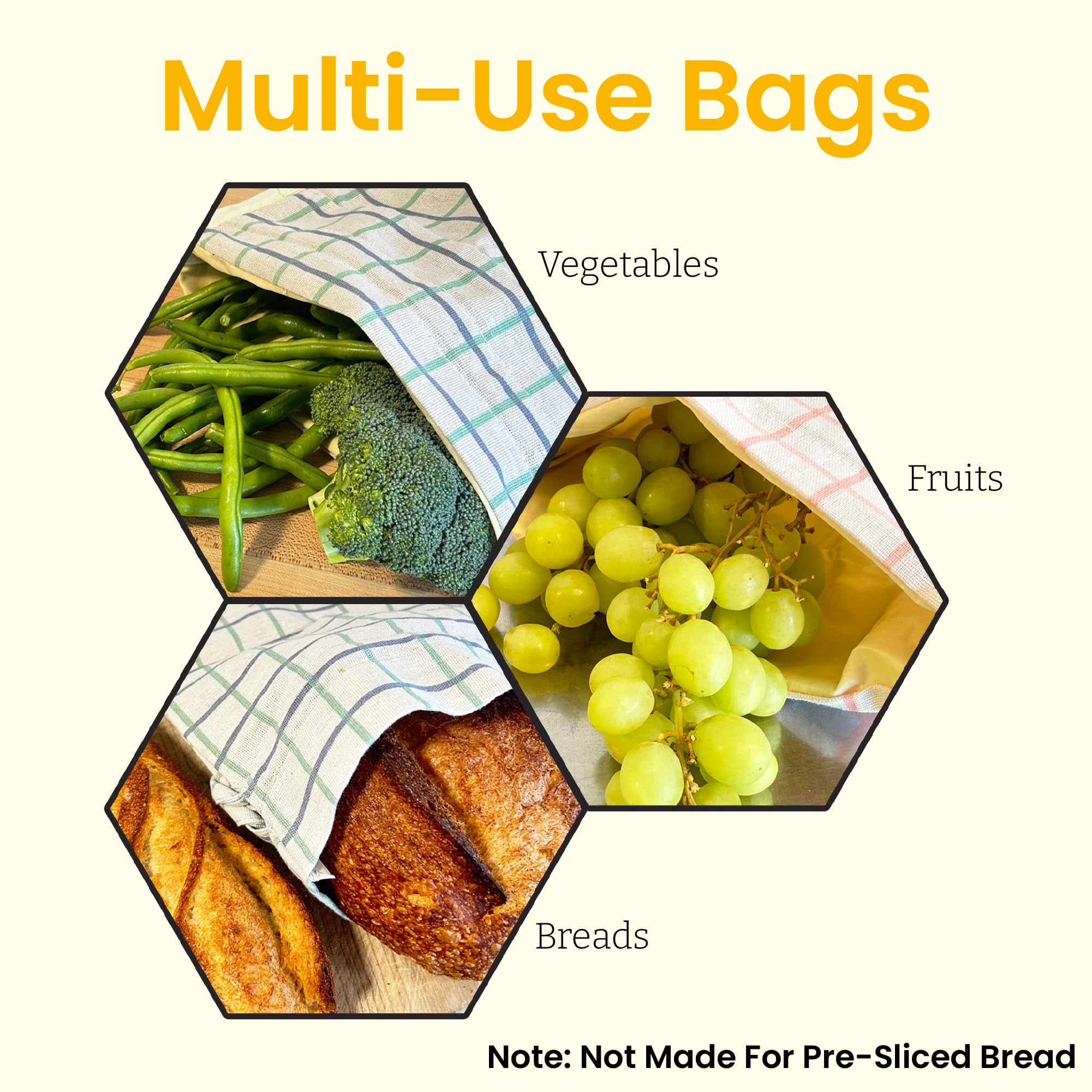 Keeki bag containing sourdough boule illustrating gentle loaf protection
