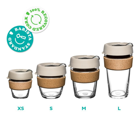 KeepCup on cafe table illustrating everyday tote and commute convenience