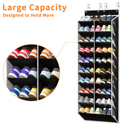 KEEPJOY installed on door in entryway keeping floor clutter-free and organized