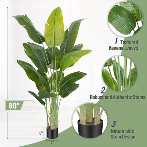 Keeplush detailed shot of the 15 trunks creating a dense, lifelike plant base