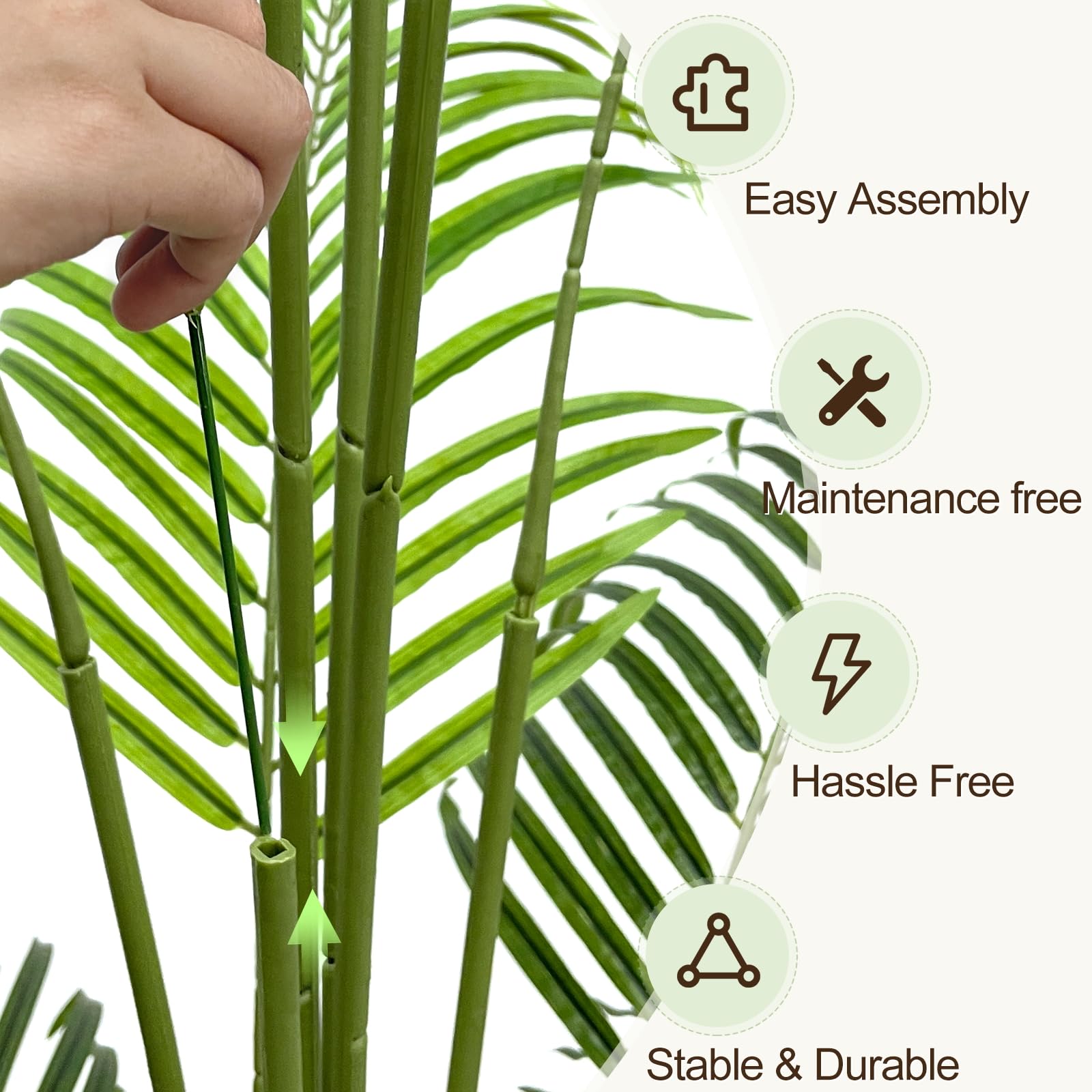 Keeplush UV-resistant leaves maintain color in sunny rooms