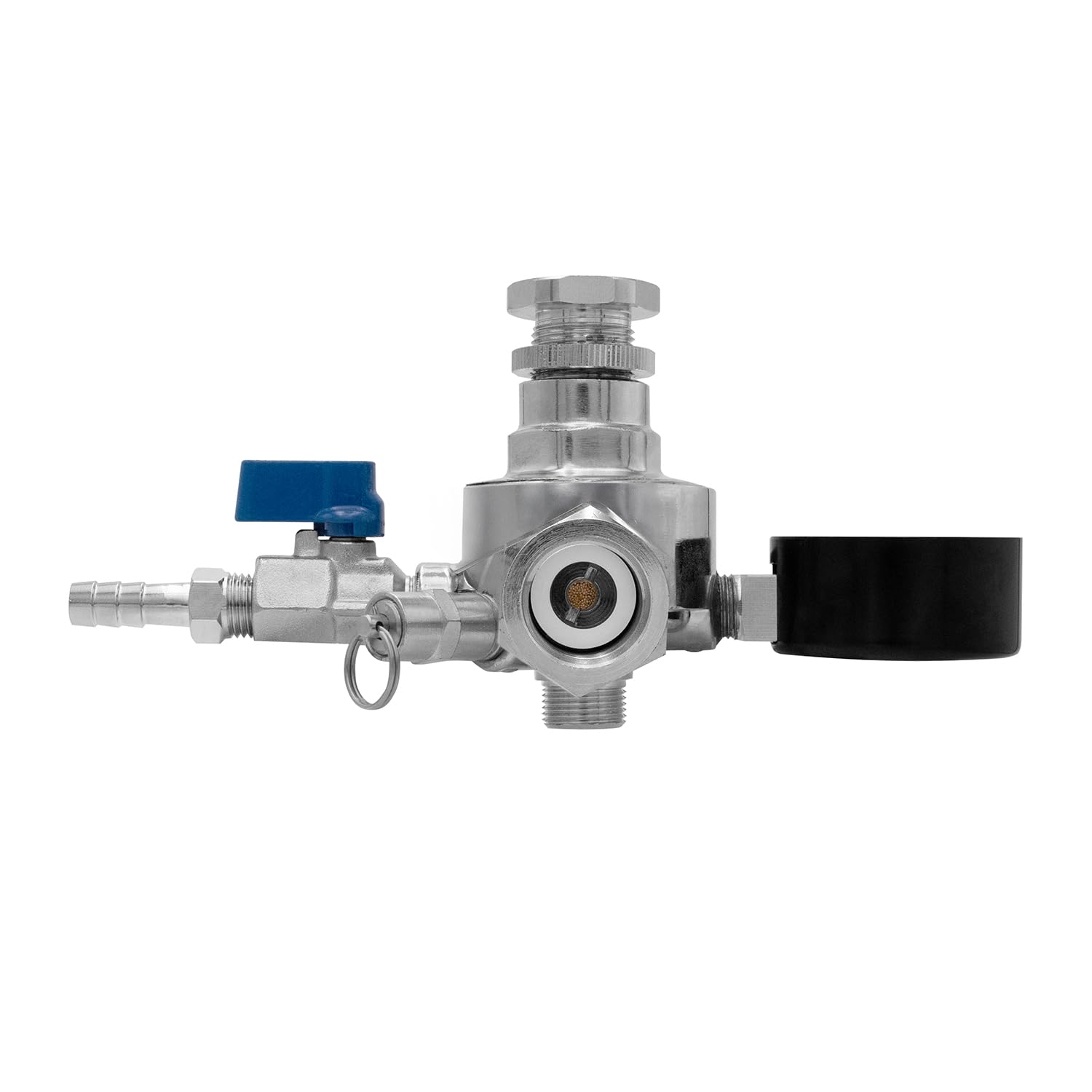 Kegco safety relief valve image showing built-in overpressure protection for system safety