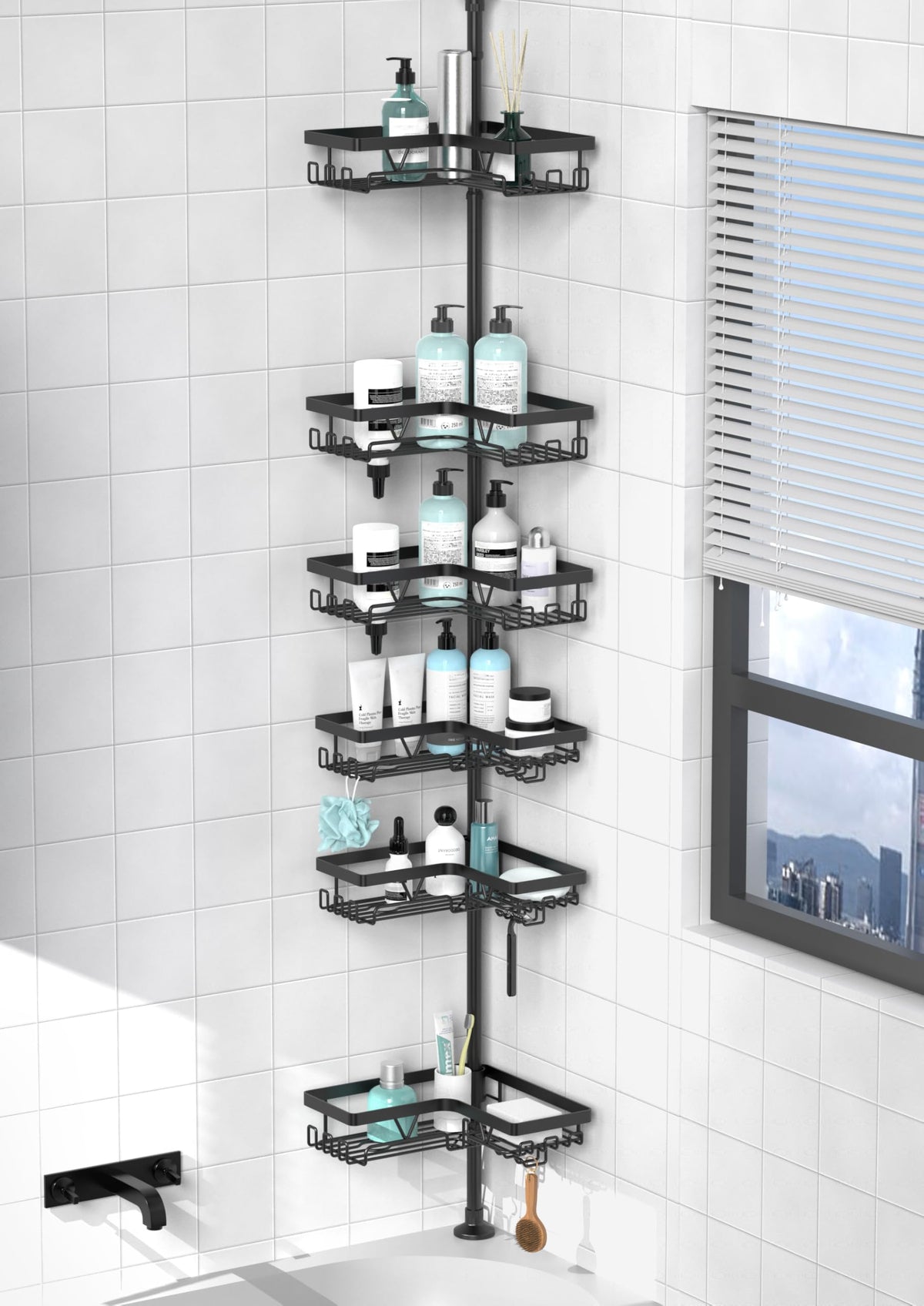 KEGII front view full assembly showing organized storage and space saving