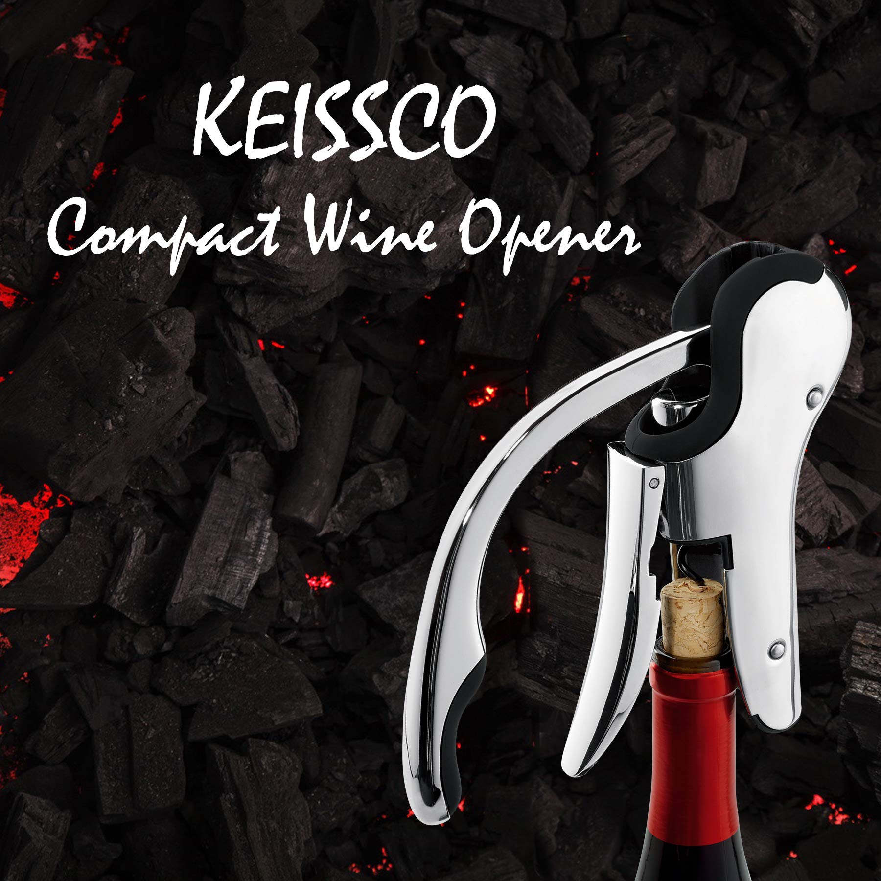 KEISSCO close-up of corkscrew worm showing strong stainless steel for easy extraction