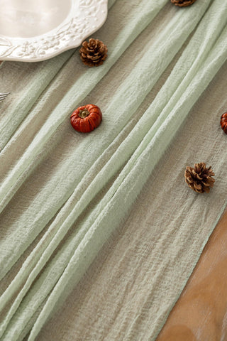 Keketoarrange cheesecloth texture close-up highlighting soft drape benefit