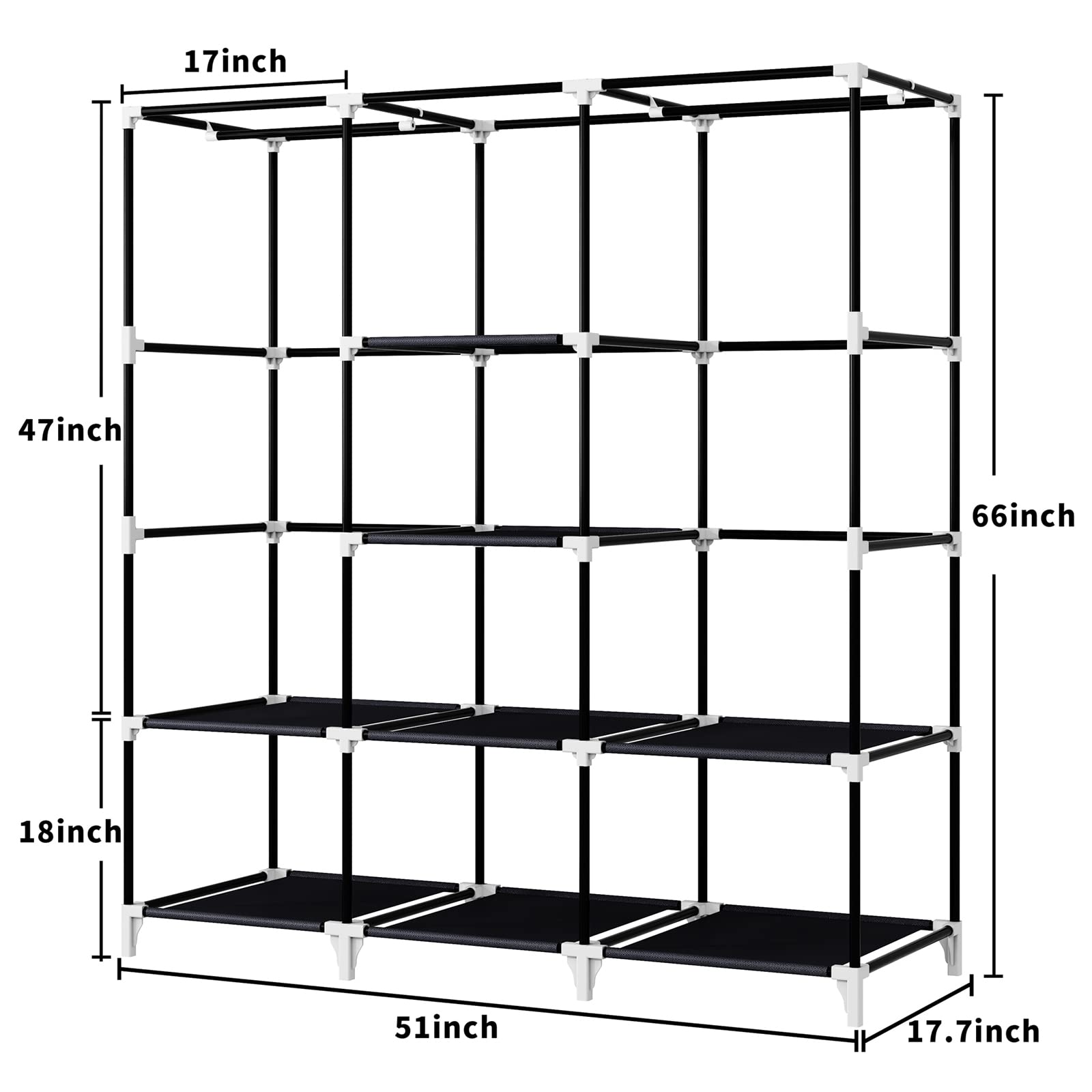 KEKIWE shelf detail showing fabric texture and waterproof wipeable benefit
