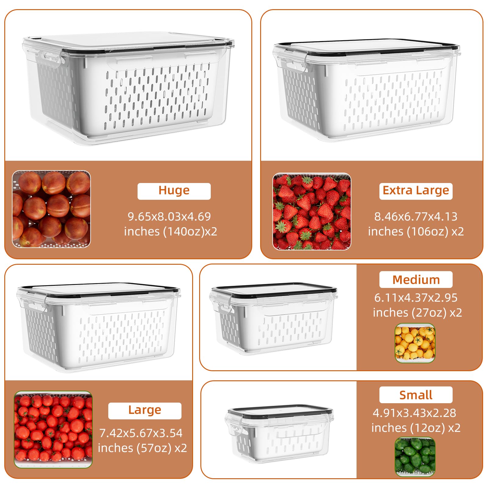 KEMETHY close-up of removable colander showing drainage and easy lifting benefit