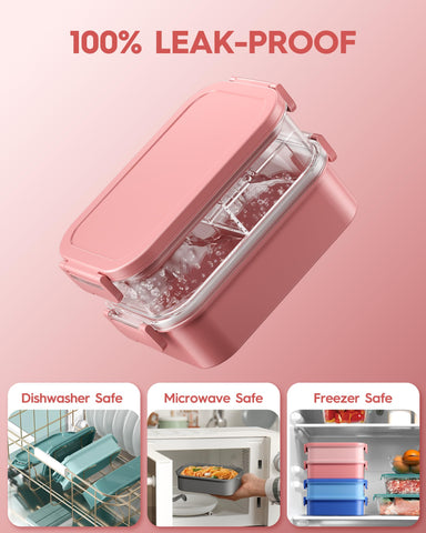 KEMETHY close-up of silicone seal and buckle ensuring leakproof, airtight storage