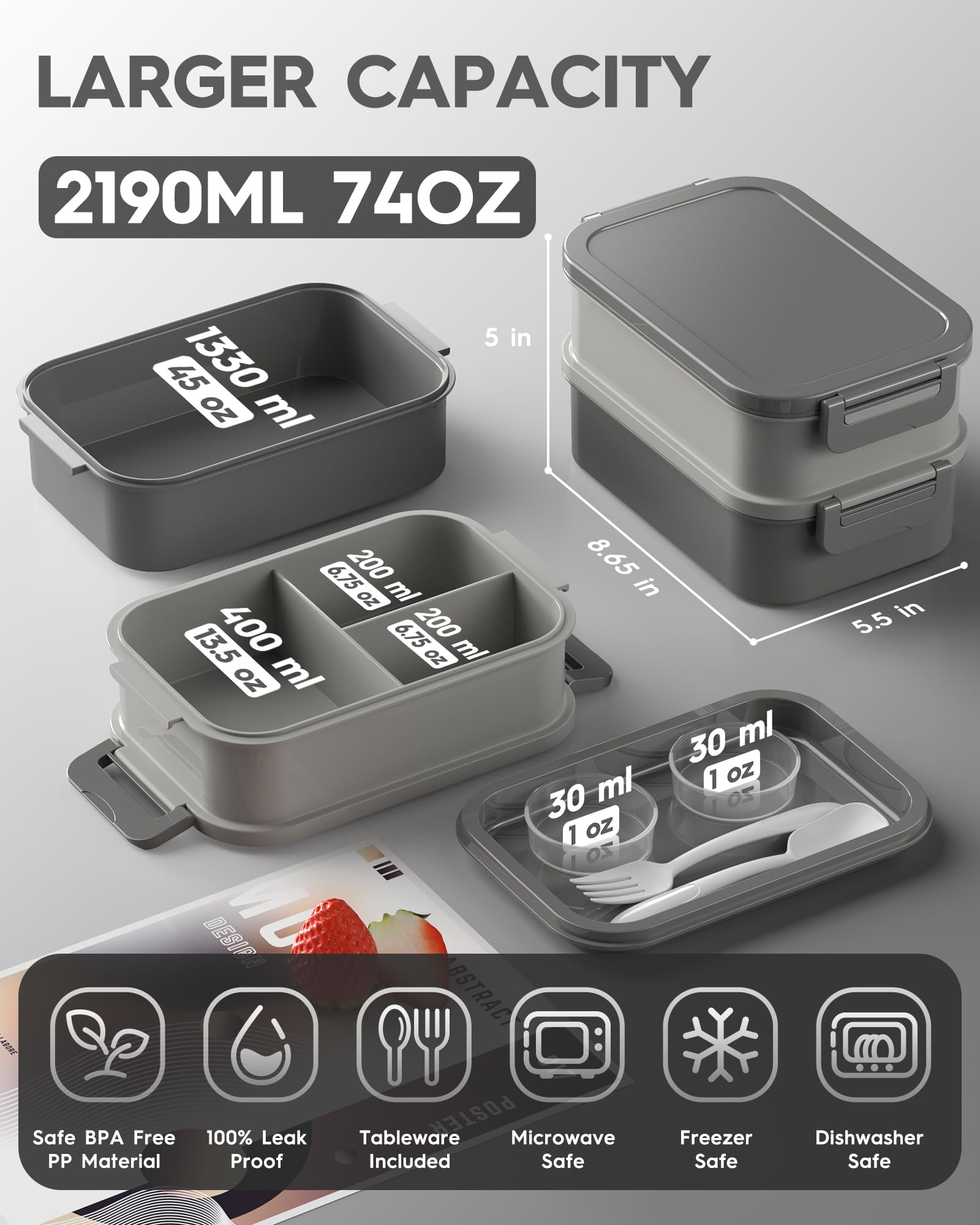 KEMETHY close-up silicone seal highlighting leakproof protection