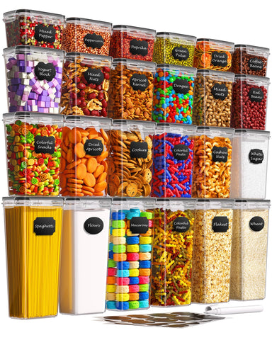 KEMETHY front packaging showing 24-piece airtight set and clear benefits
