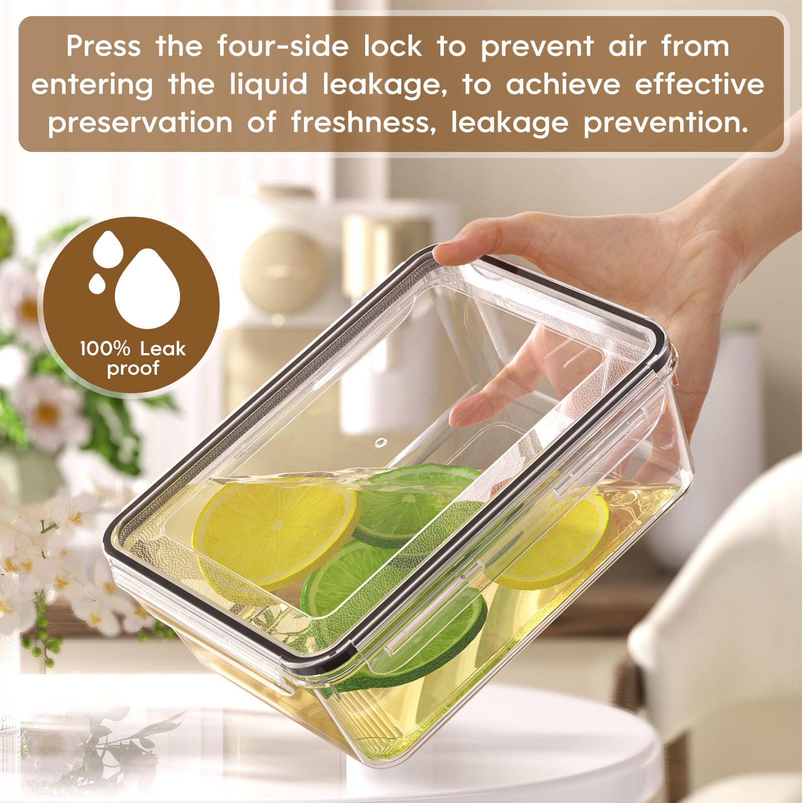 KEMETHY containers inside dishwasher illustrating easy cleanup benefit