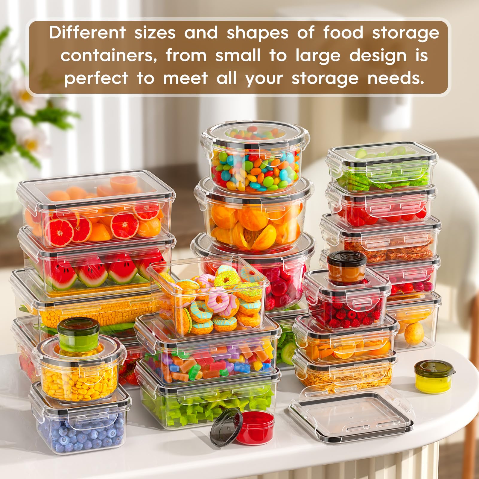 KEMETHY container held in hand for size and capacity comparison convenience