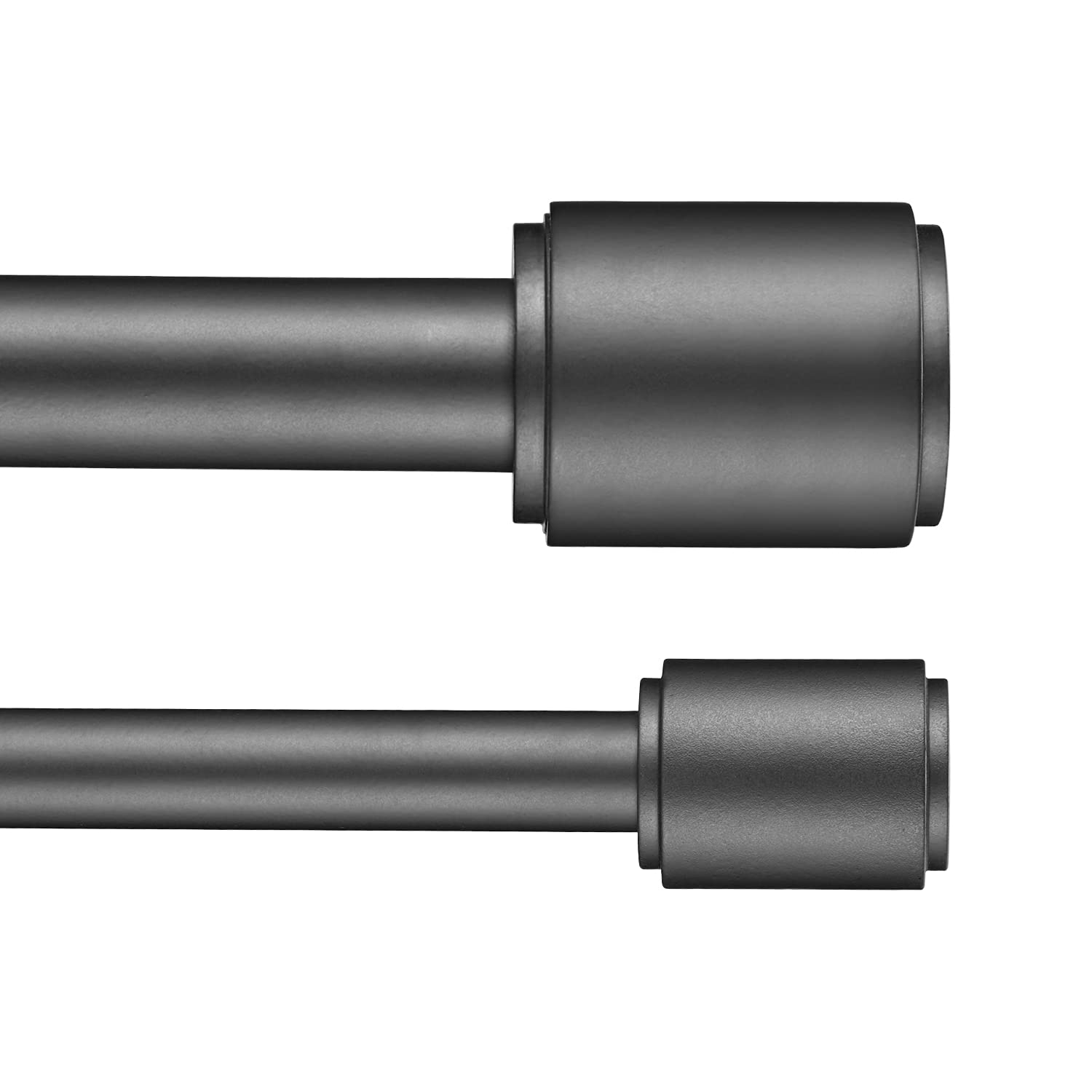 Kemmie cylindrical cap finial closeup highlighting secure fit and style