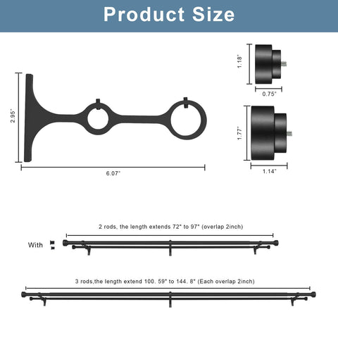 Kemmie installed with blackout and sheer curtains showing layered privacy and light control