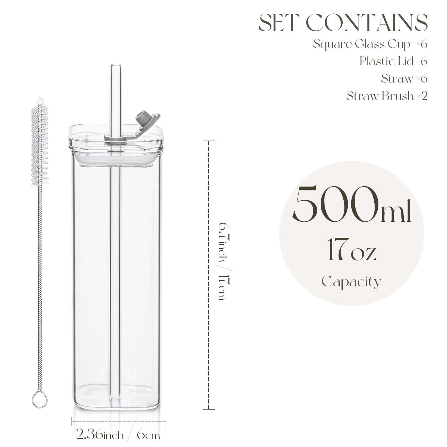KEMORELA close-up of reusable glass straw emphasizing eco-friendly, durable sipping