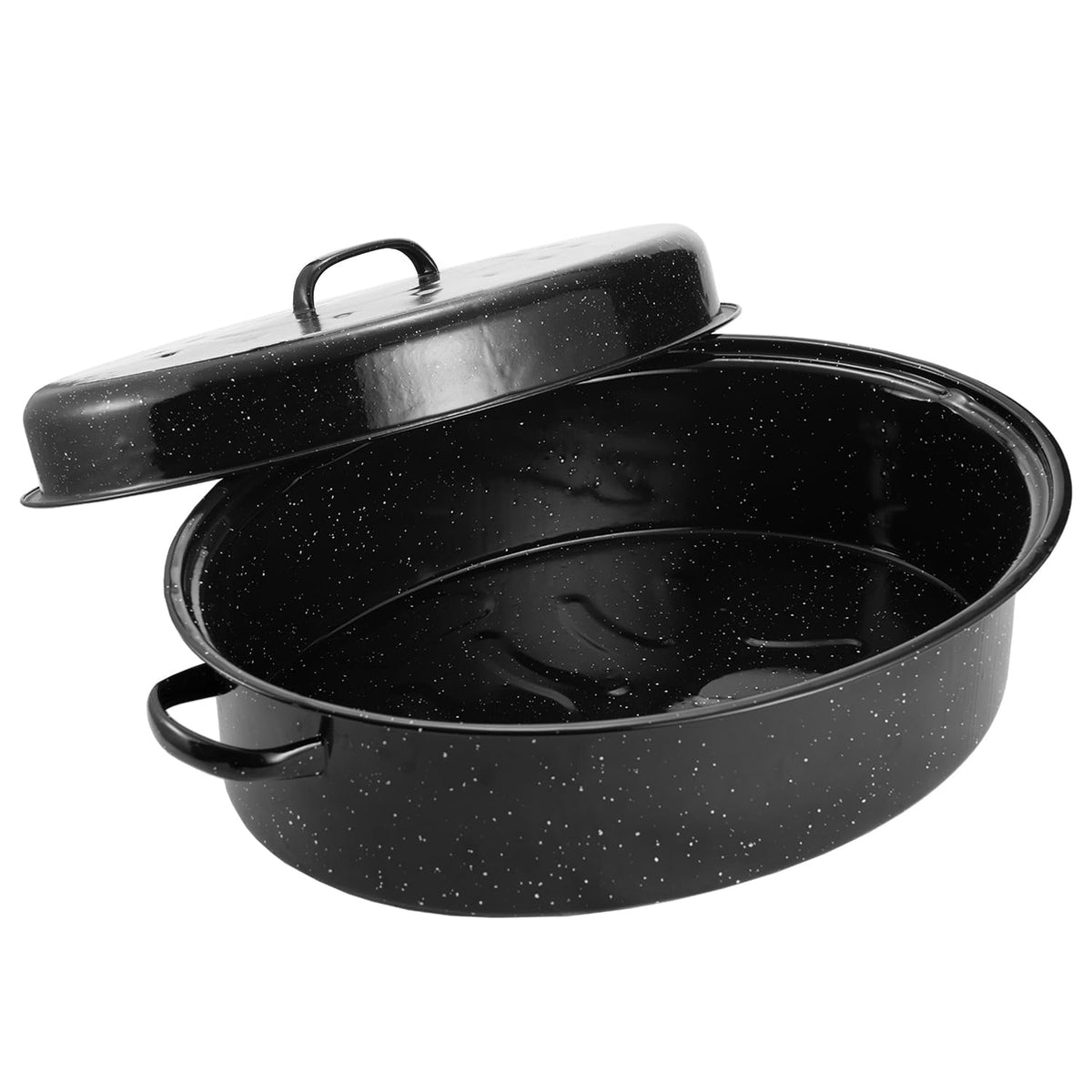 Kendane roaster front packaging showing full pan and lid, durable gift-ready box