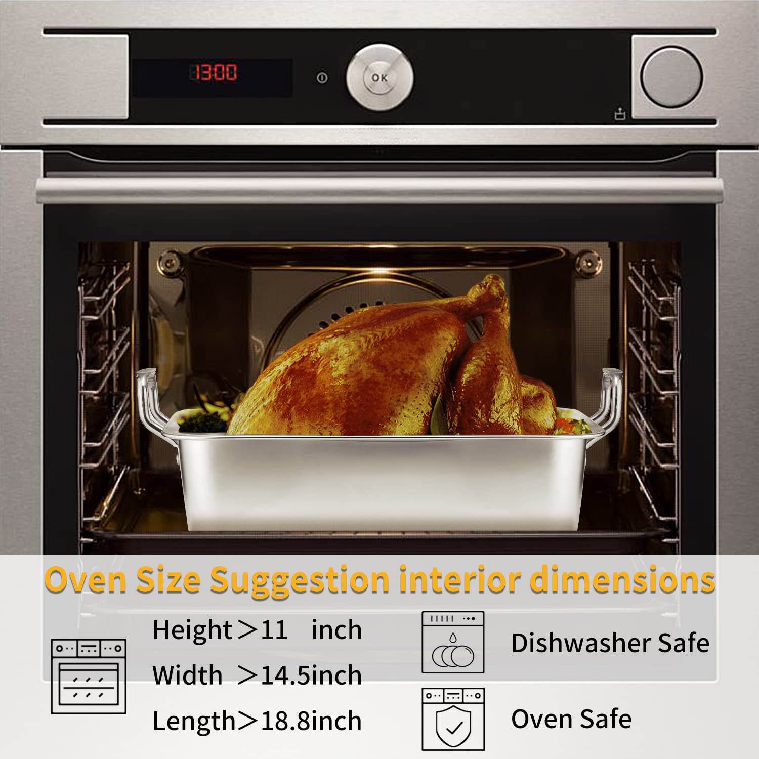 Kendane rack closeup highlighting sturdy stainless steel rack that elevates food for crisp results