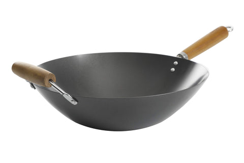 Kenmore Hammond front view showing wok shape and cooking area, durable construction benefit
